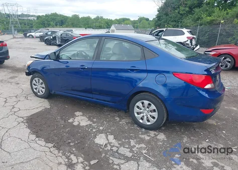 2017 Hyundai Accent Se z USA, uszkodzony, nr VIN KMHCT4AE5HU173843
